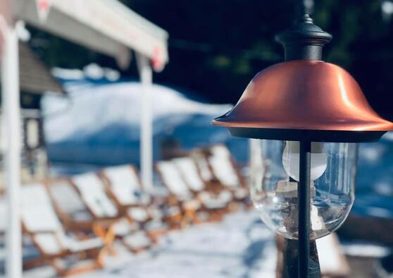 Winter terrace hotel Martin a Kristýna